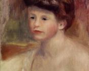 皮埃尔 奥古斯特 雷诺阿 : Bust of a Young Woman